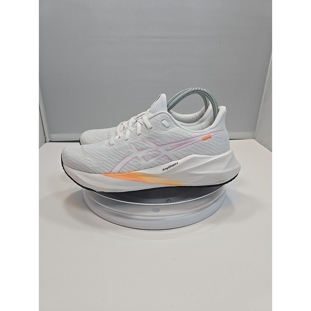 WOMENS 9.5 ASICS Versablast 4 Running Training Shoe White Light Ube 1012B775-100 - Picture 7 of 16